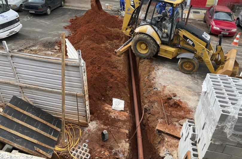 Construção de galpão